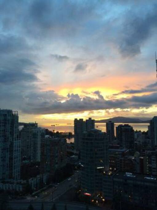 Beautiful sunset views