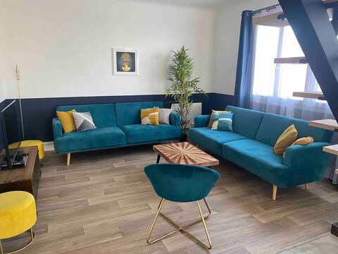Family duplex apartment for 5 people