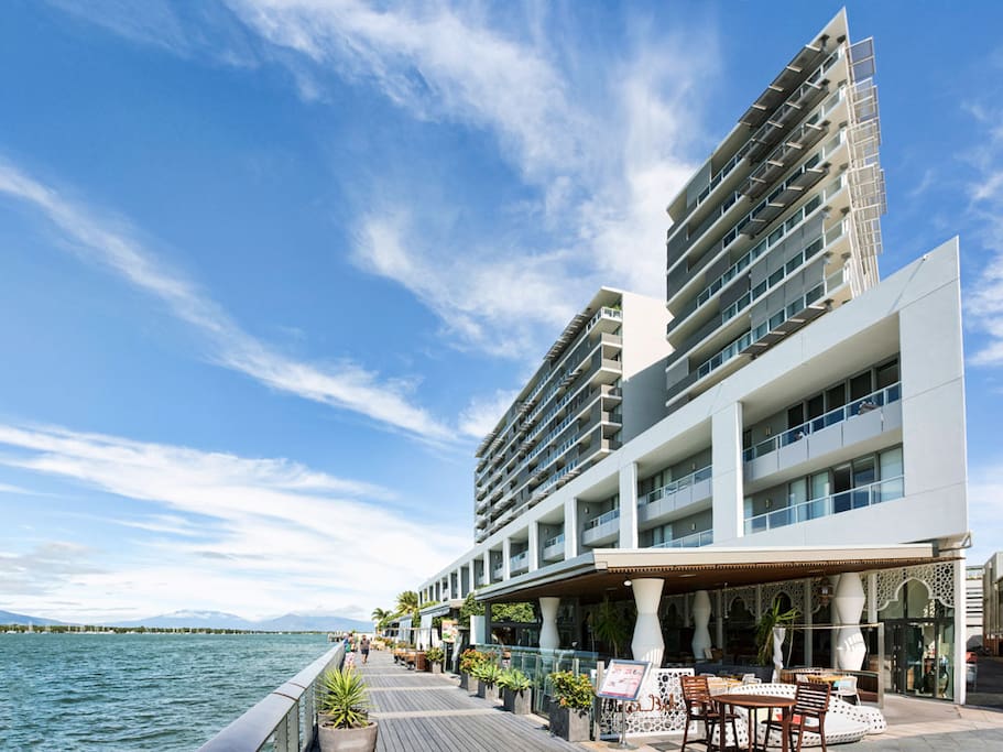 The building from the Esplanade