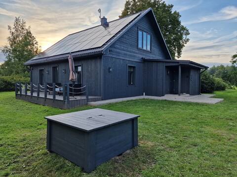 Family holiday house near to Baltic sea in Pitrags