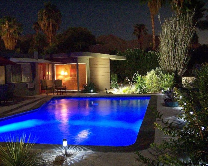 Pool by moonlight