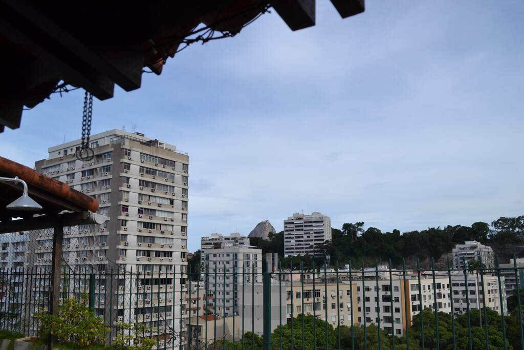 Vista da varanda para o Pão de Açúcar