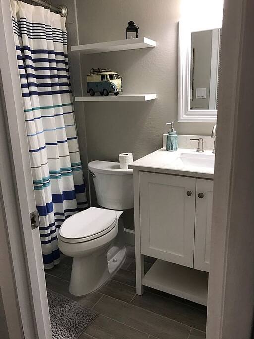Newly remodeled bathroom