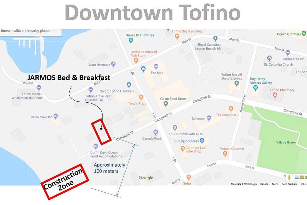 Location of Construction Zone