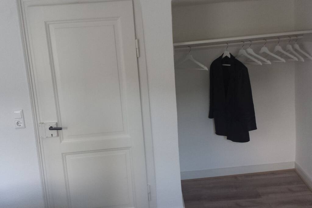 Garderobe im Schlafzimmer