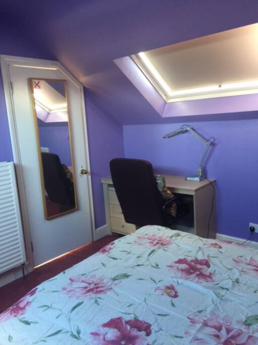 Convenient workdesk and skylight window