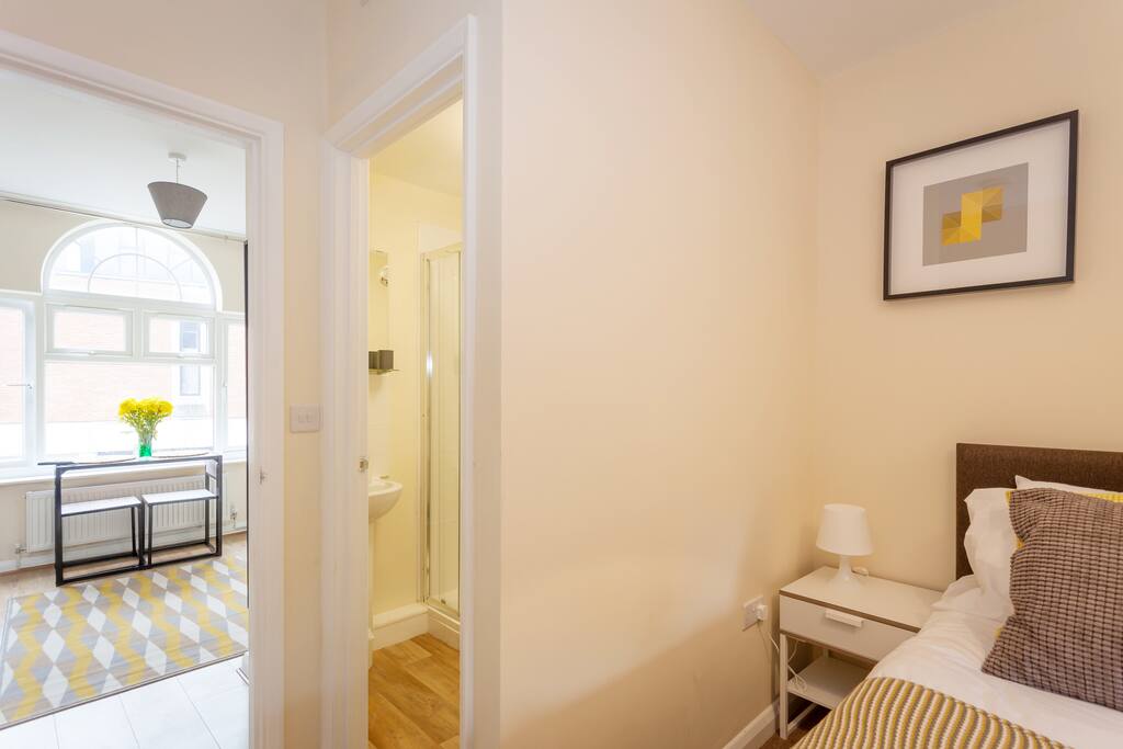Bedroom, Bathroom, Living Area
