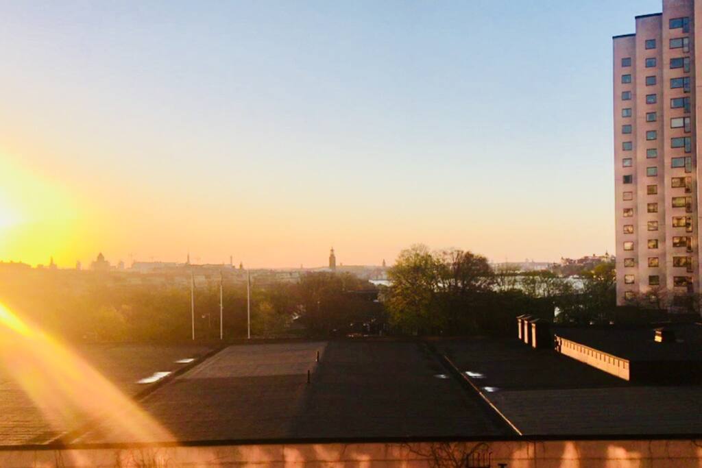 View from the apartment, many beutiful sunrises:)