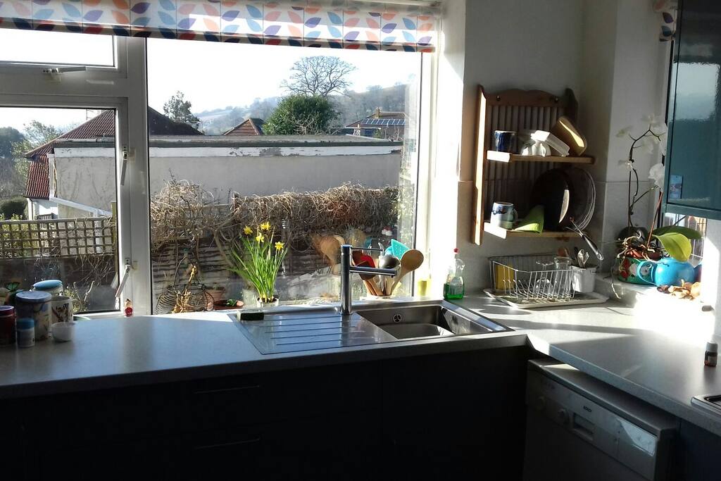 Colourful kitchen