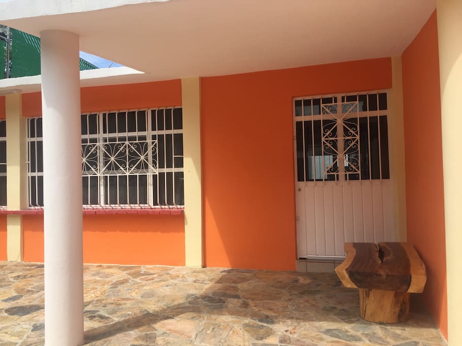 Entrada de la casa