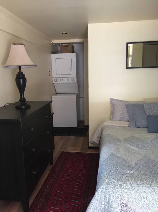 In suite washer and dryer .