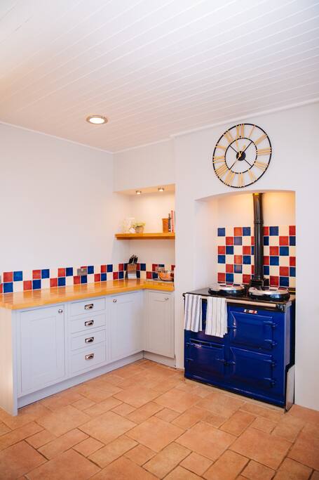 Kitchen with Aga