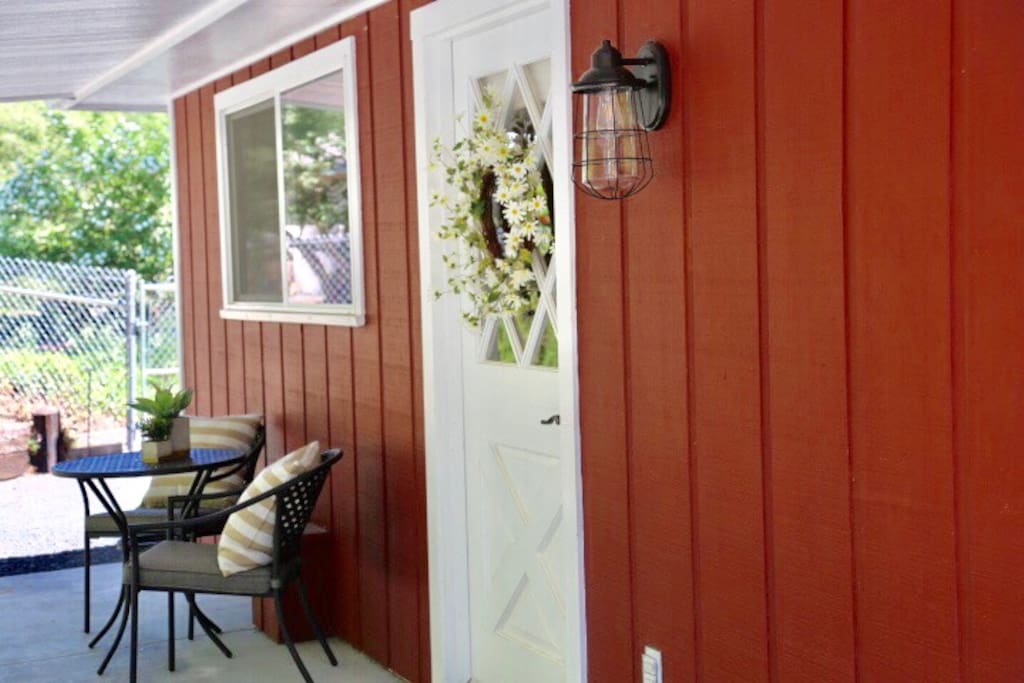 Front Porch of Old Oak Cottage