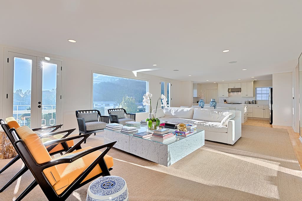 This Sunset Plaza estate is great all year long with an incredible view from nearly every room!