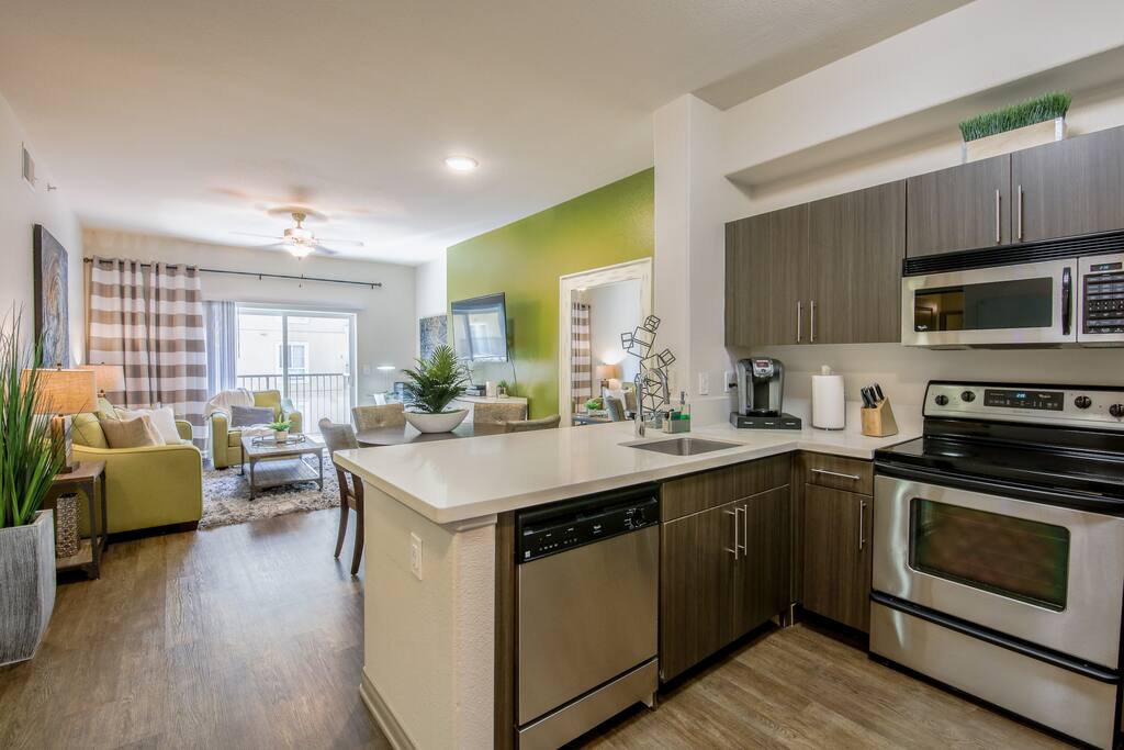 Welcome to a comfortable and clean apartment where you can spread out and make yourself at home.
