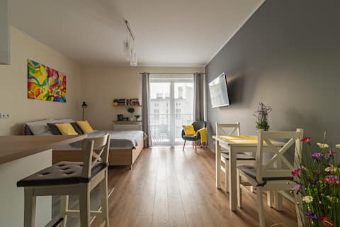 Apartament Więckowski w Centrum Łodzi