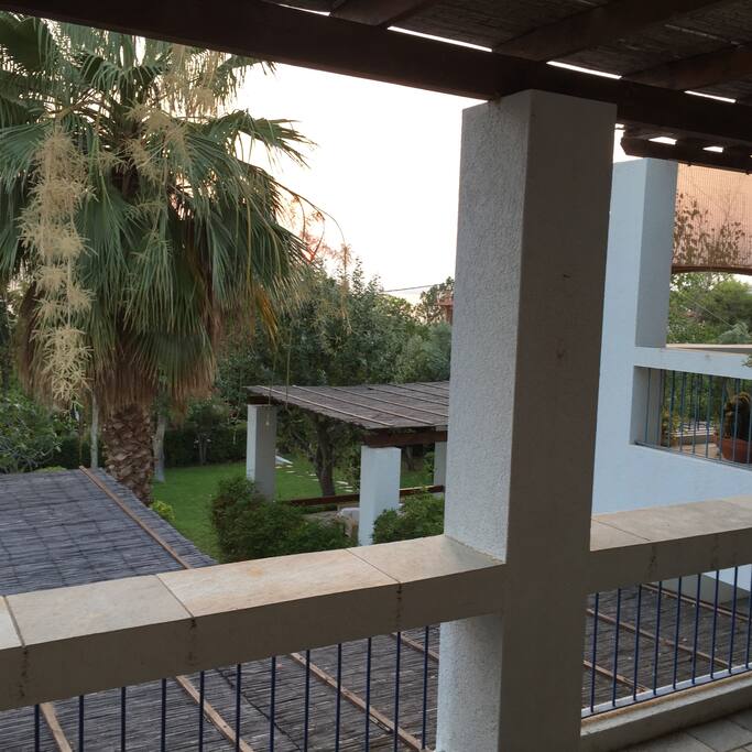 view from the balcony