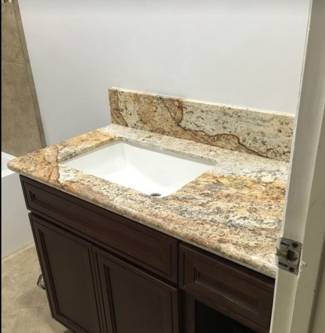 Other bathroom before we finished remodel