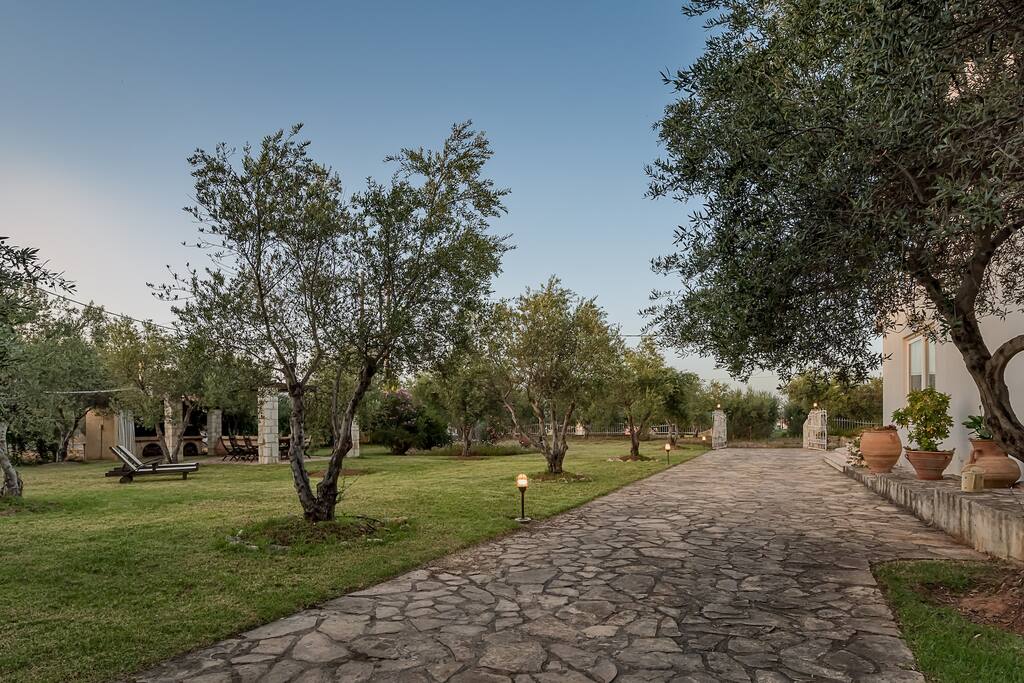 Private little road leading to the property