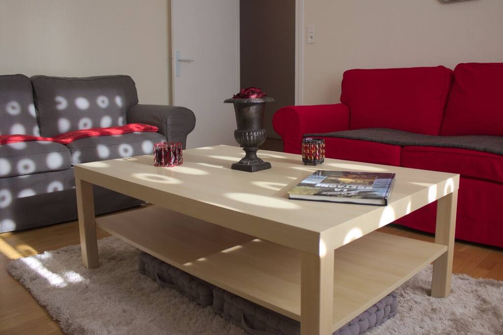 Salon cosy pour soirée