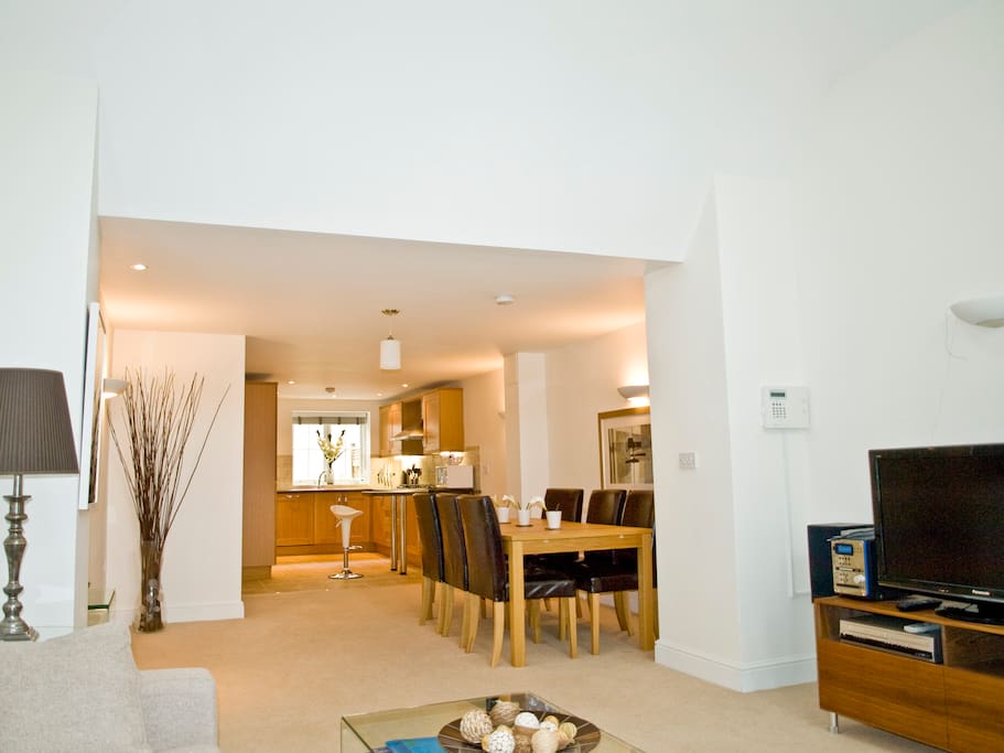 Kitchen and dining area