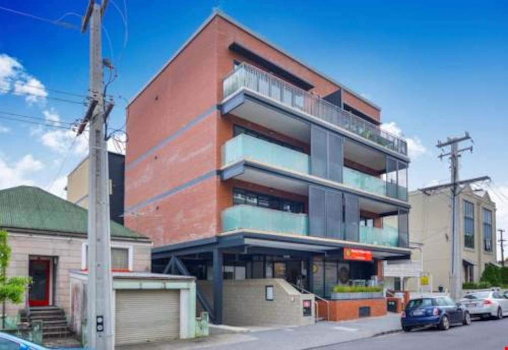 Street view of the building.