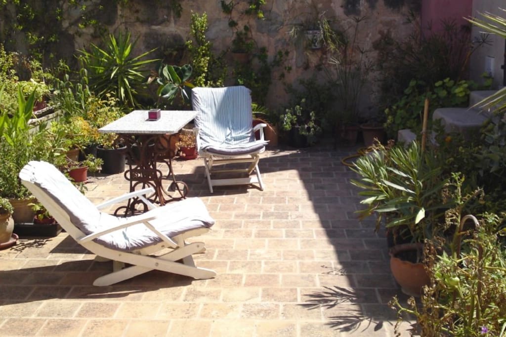 The private sun terrace