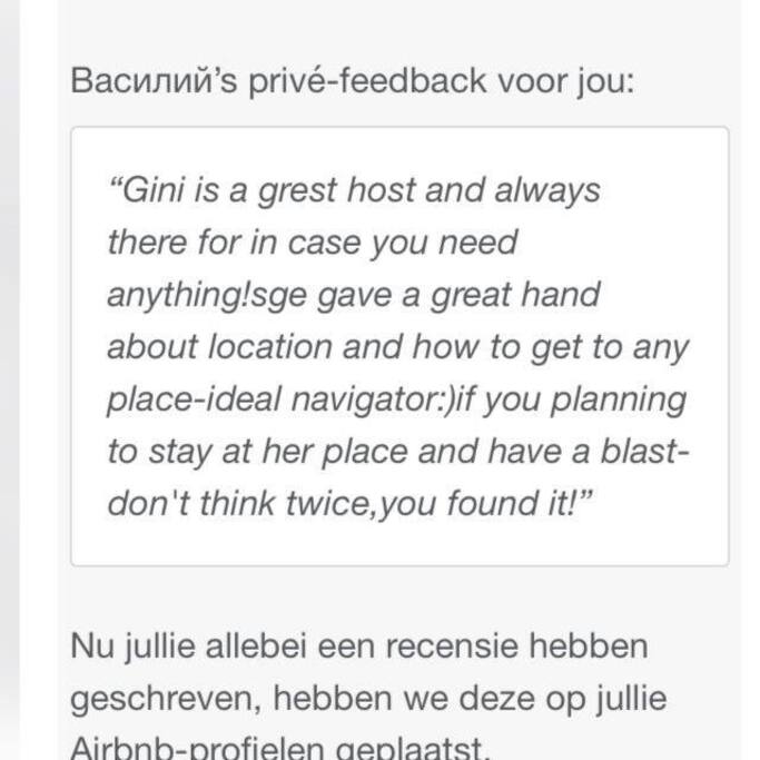 I love my tourists!
