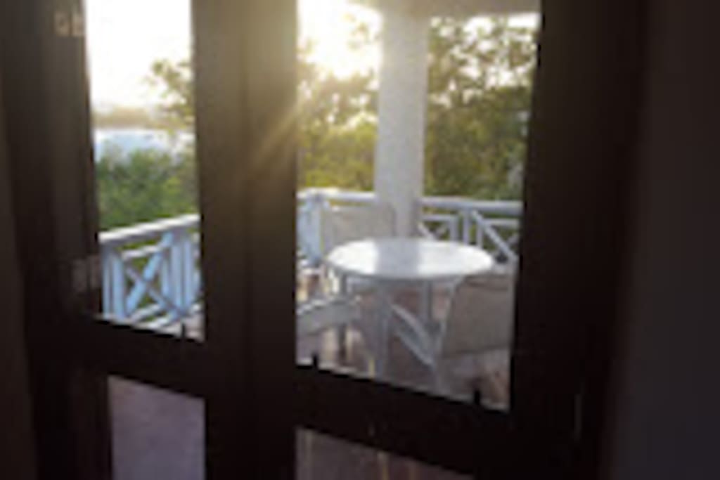 West Terrace through Screen Doors