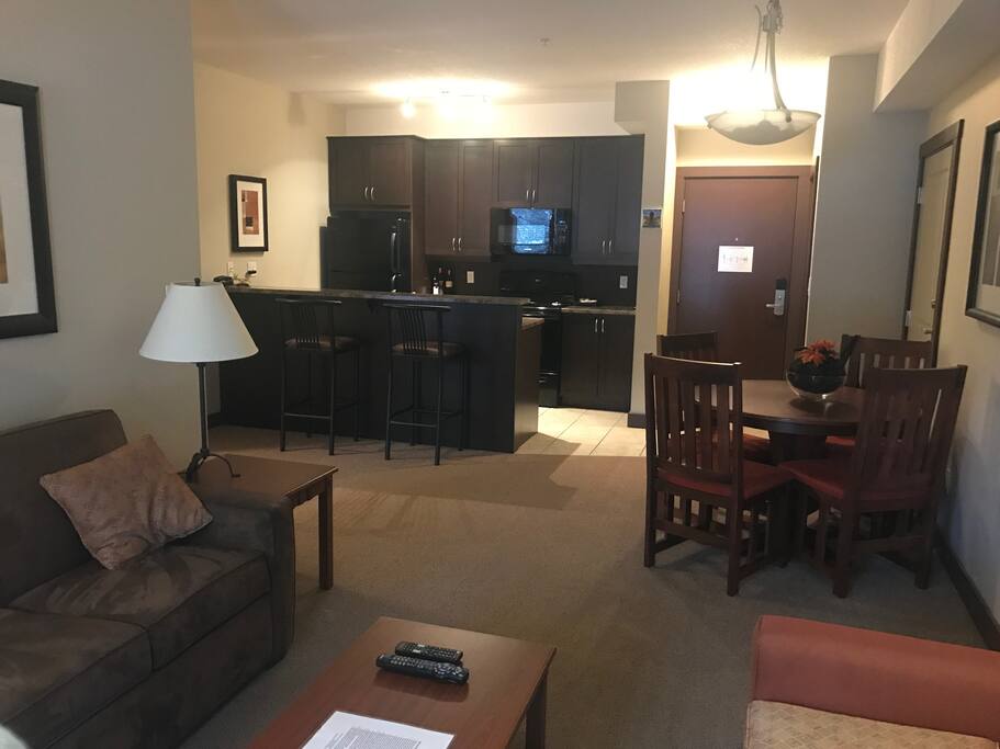 Kitchen and dining area