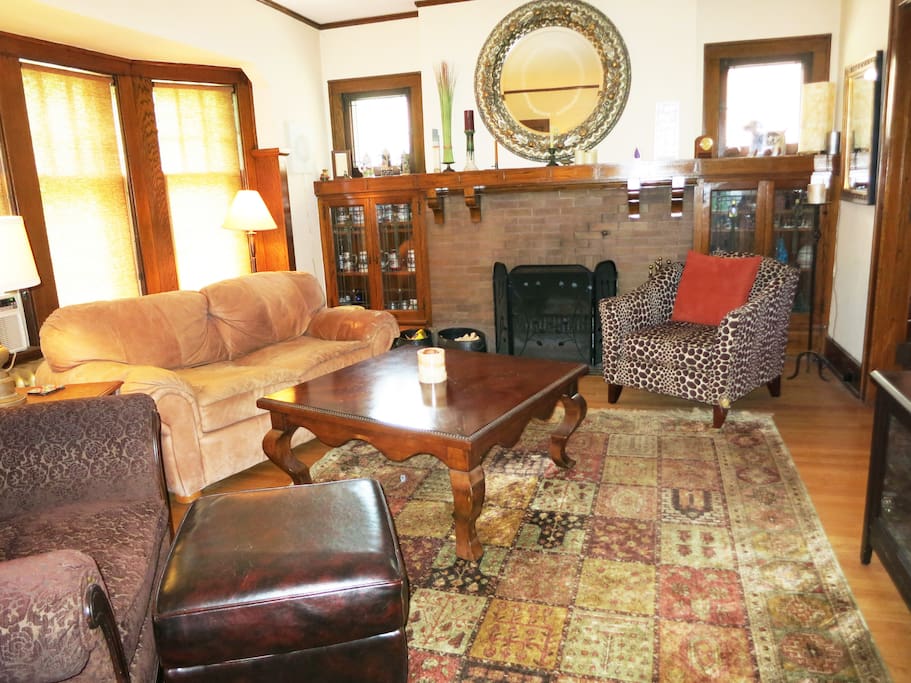 Living Room with Fireplace