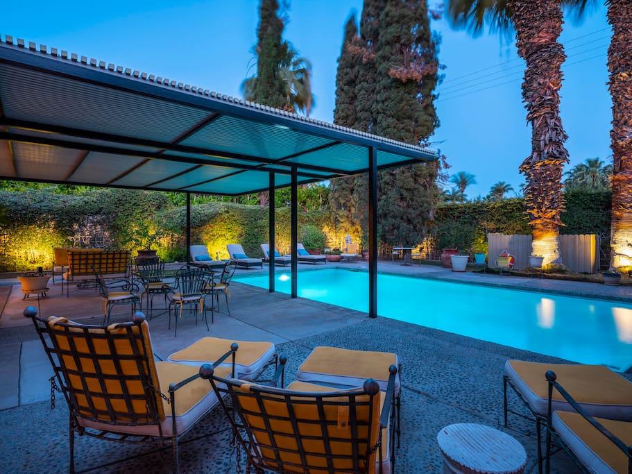Poolside at Dusk