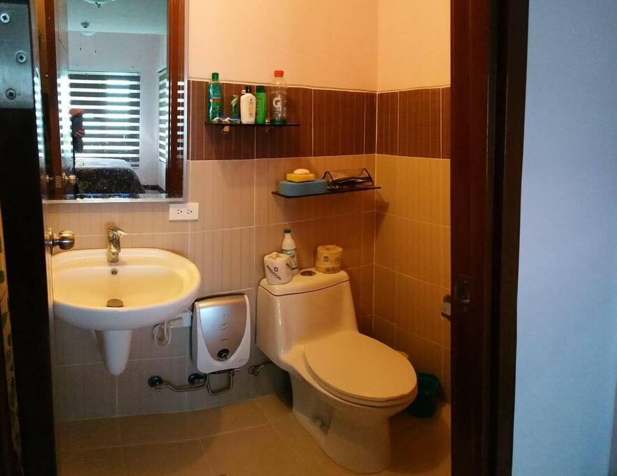 Bathroom with Hot and cold shower