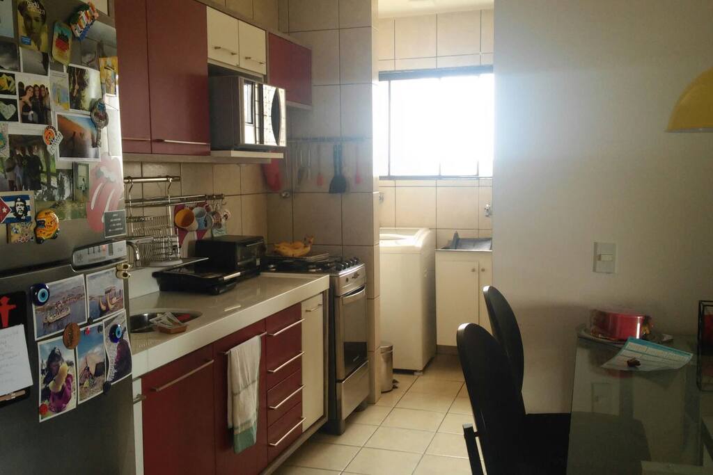 Cozinha e área de serviço