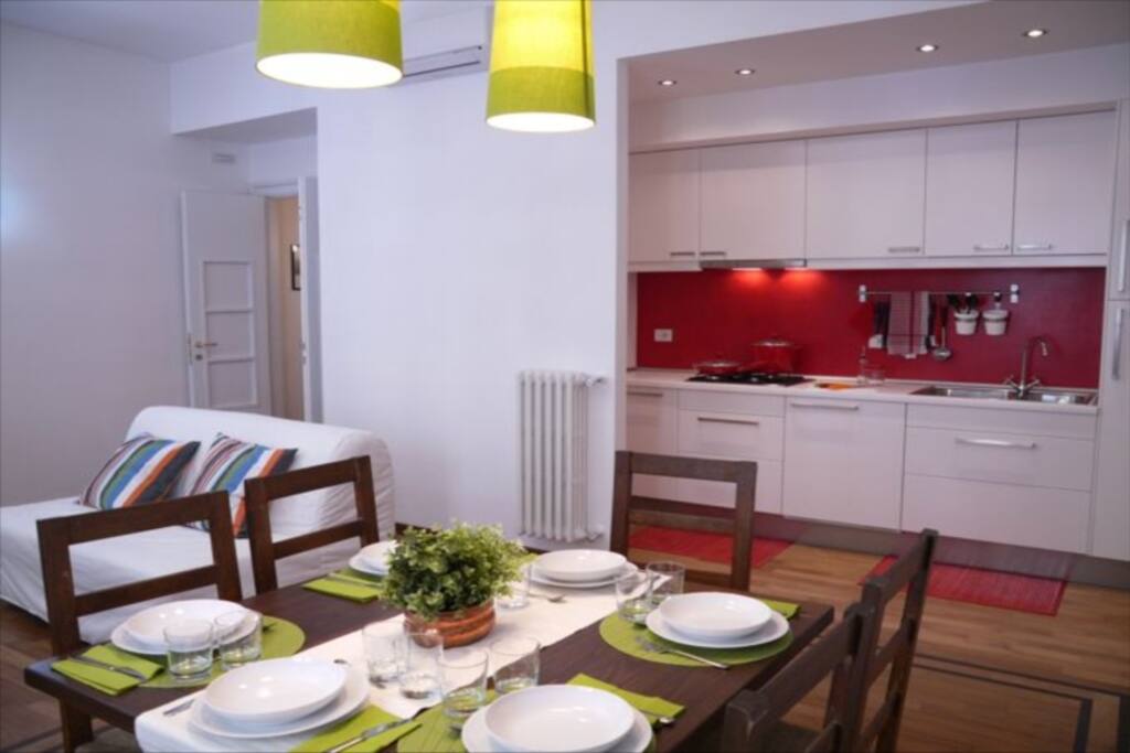 Salón y cocina