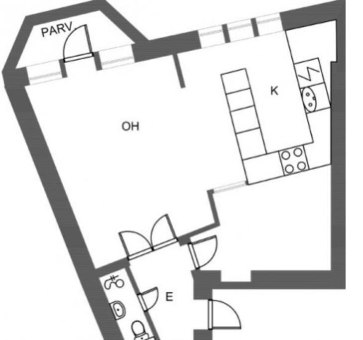 Floorpan of the apartment