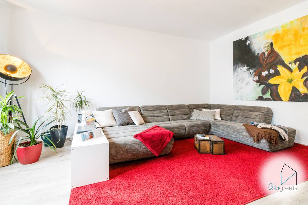 Relax in the evening on the comfortable sofa! You can also watch a good movie on TV.