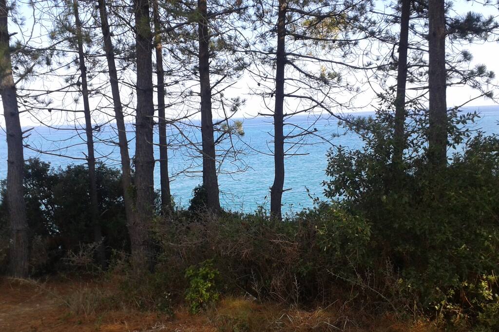 arrivo alla kunga spiaggia a circa 150 metri dalla casa