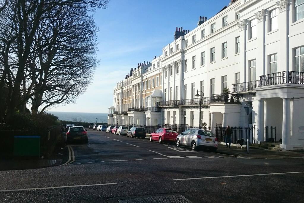 View from Sussex Square to the sea