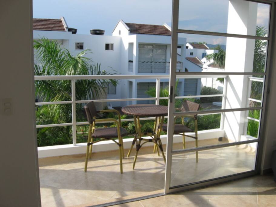 Balcony in the master bedroom