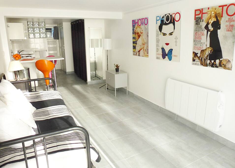 Canapé qui se transforme en lit 2 places 160x200cm