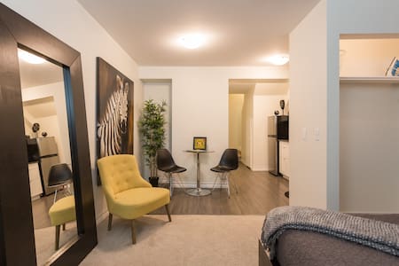 Private Downtown Suite by 17th ave +Parking