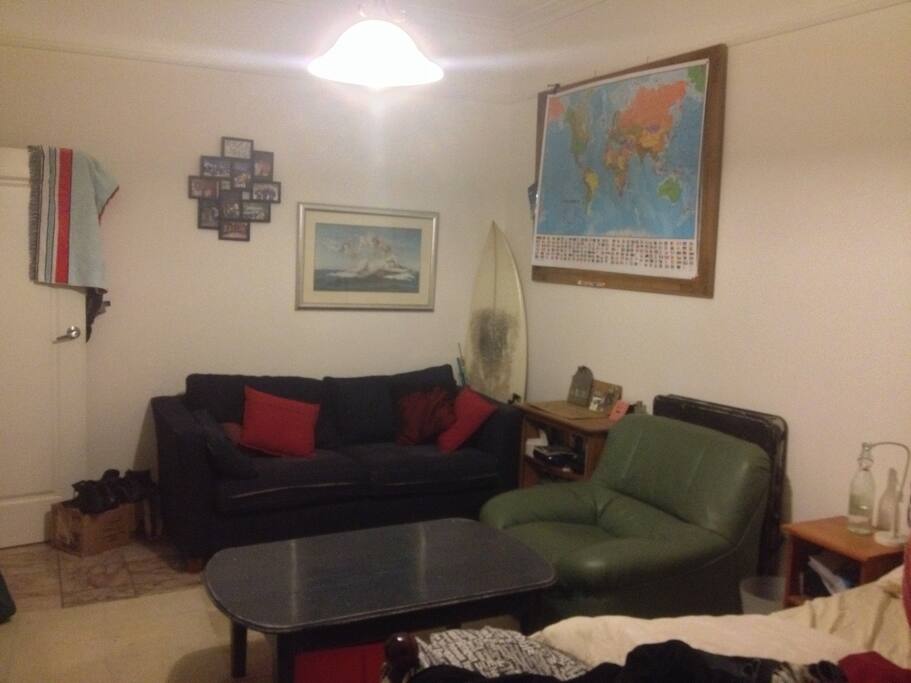 View of private bedroom, lounge can sleep one