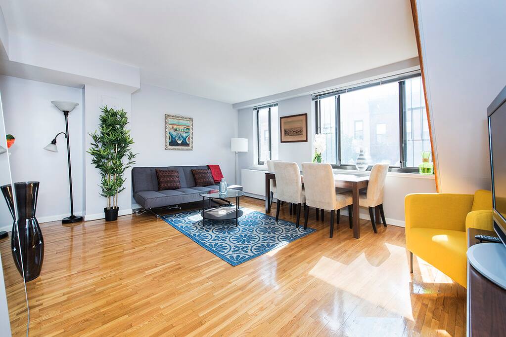 Space, comfort, and lots of natural sunlight