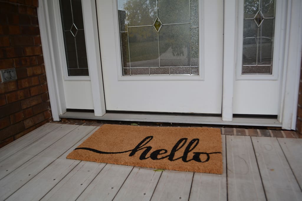 We want to welcome you to our home