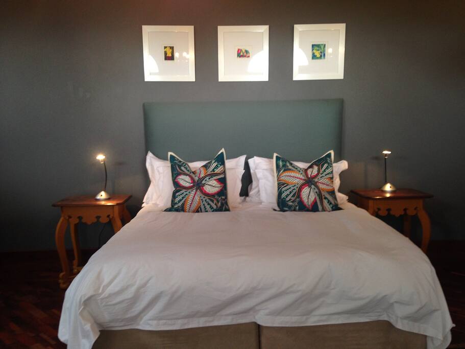Your bedroom: Extra-large space (30 m3), extra-long bed, extra-special space.
