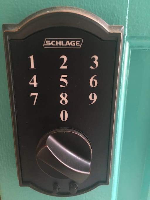 Key pad entry makes check in and check out a breeze.