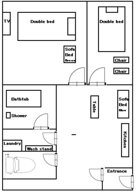The house is like this.