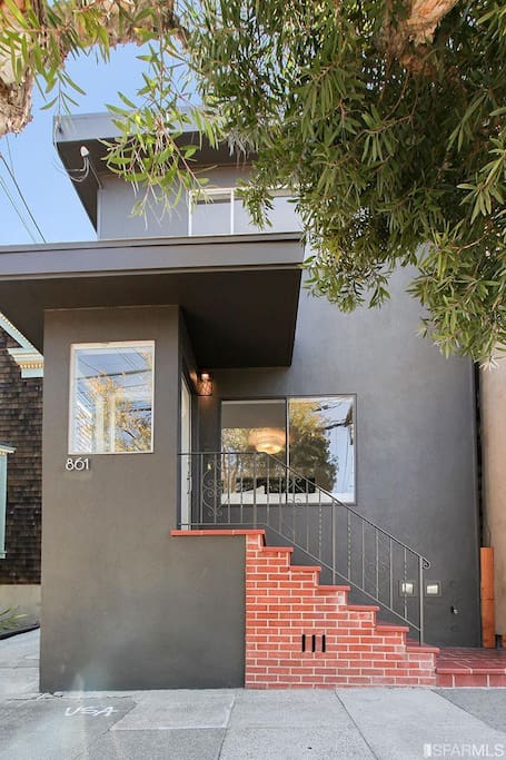 Front of the house.