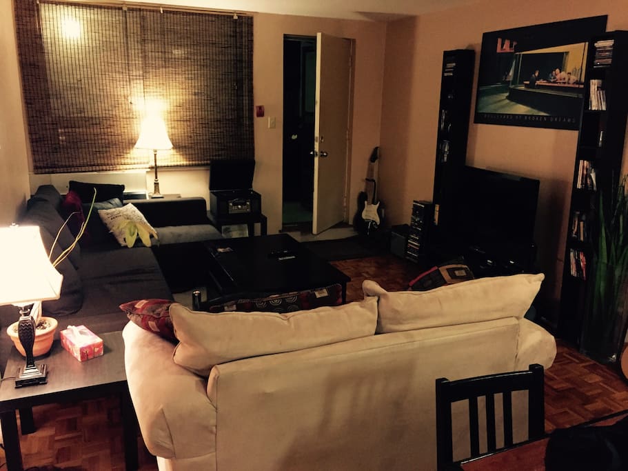 The living room